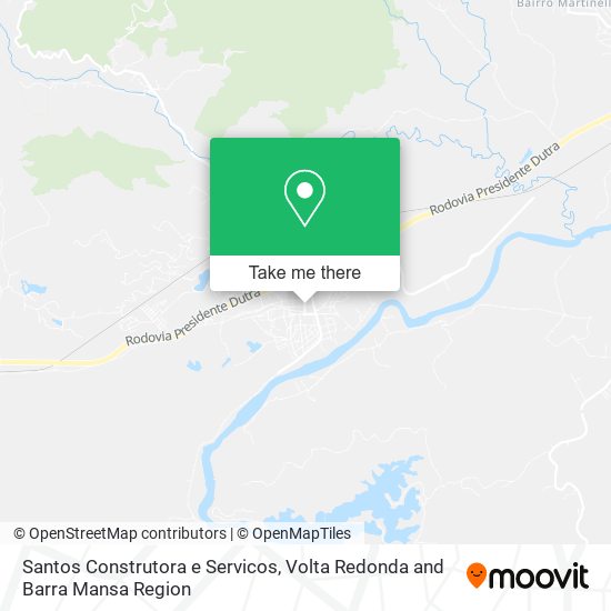 Mapa Santos Construtora e Servicos