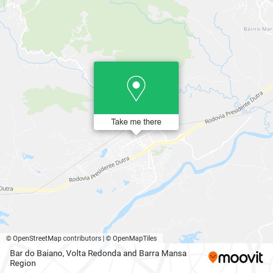 Mapa Bar do Baiano