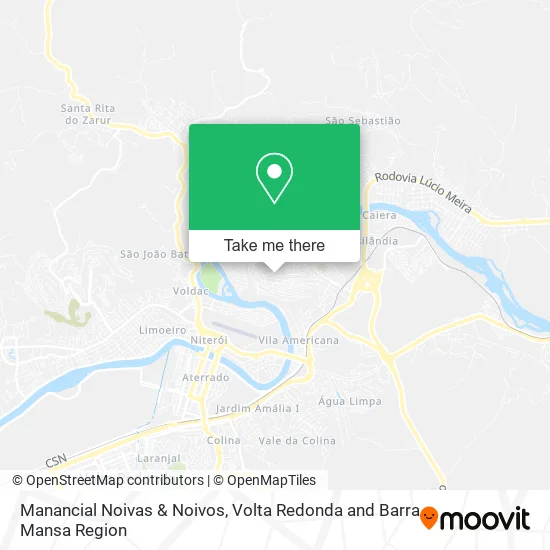 Manancial Noivas & Noivos map