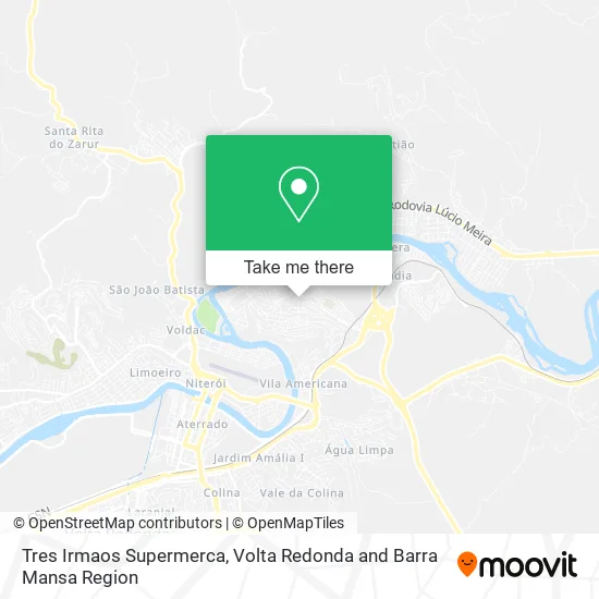 Tres Irmaos Supermerca map