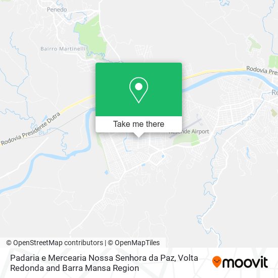 Padaria e Mercearia Nossa Senhora da Paz map