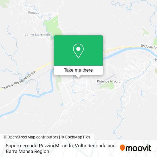 Supermercado Pazzini Miranda map