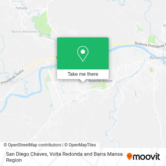 San Diego Chaves map