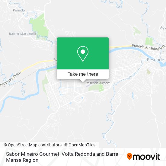 Sabor Mineiro Gourmet map