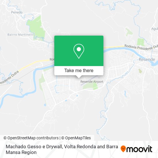 Machado Gesso e Drywall map