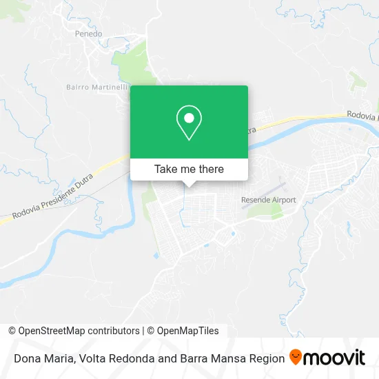 Dona Maria map