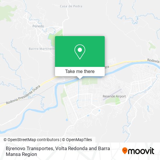 Bjrenovo Transportes map