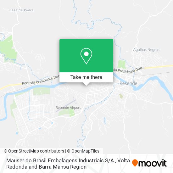 Mapa Mauser do Brasil Embalagens Industriais S / A.