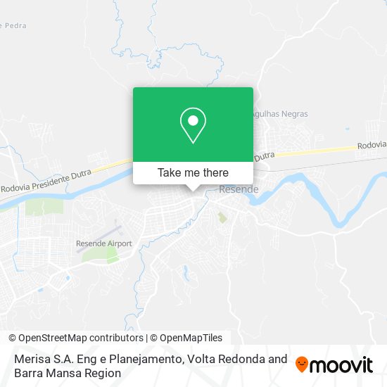 Merisa S.A. Eng e Planejamento map