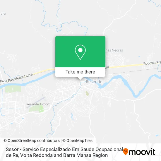 Sesor - Servico Especializado Em Saude Ocupacional de Re map