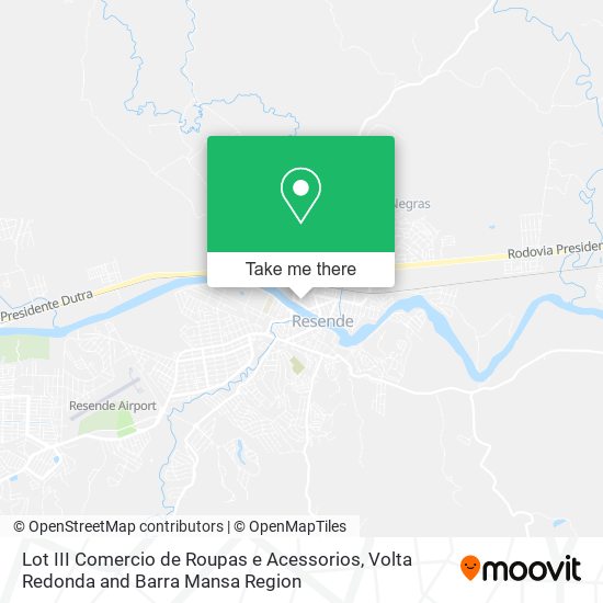 Lot III Comercio de Roupas e Acessorios map