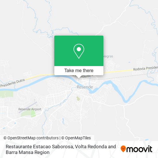 Mapa Restaurante Estacao Saborosa