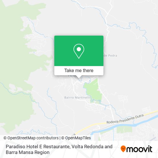 Paradiso Hotel E Restaurante map