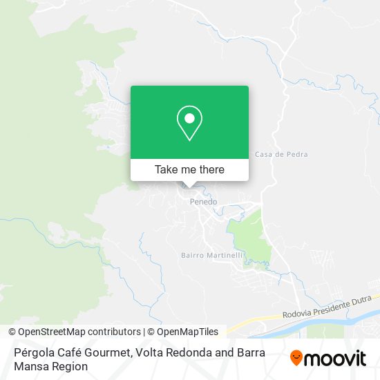 Pérgola Café Gourmet map