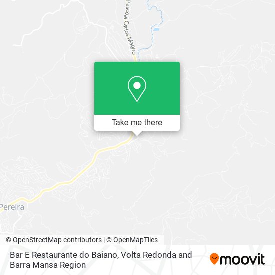 Mapa Bar E Restaurante do Baiano