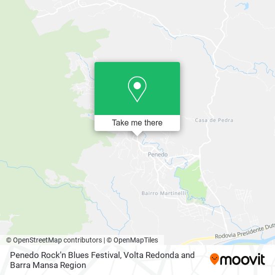 Penedo Rock'n Blues Festival map