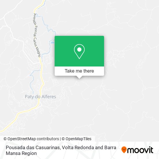 Pousada das Casuarinas map