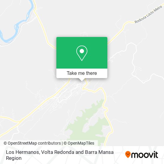 Los Hermanos map