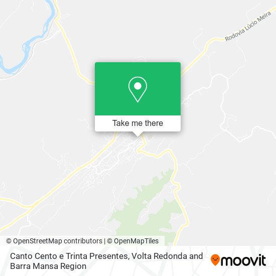 Canto Cento e Trinta Presentes map