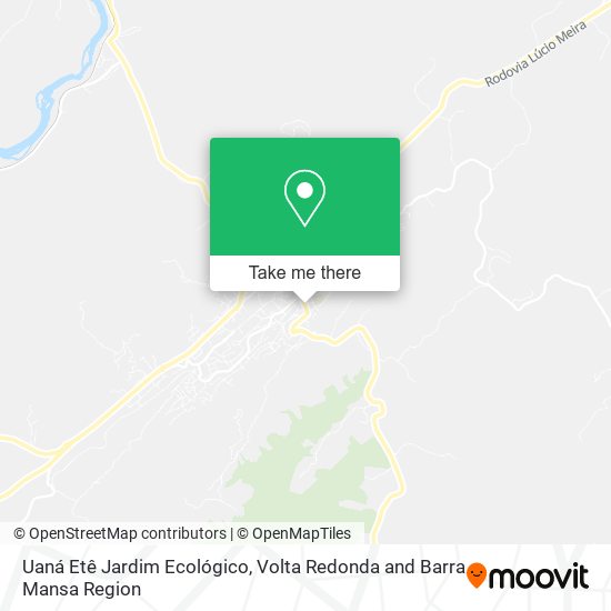 Uaná Etê Jardim Ecológico map