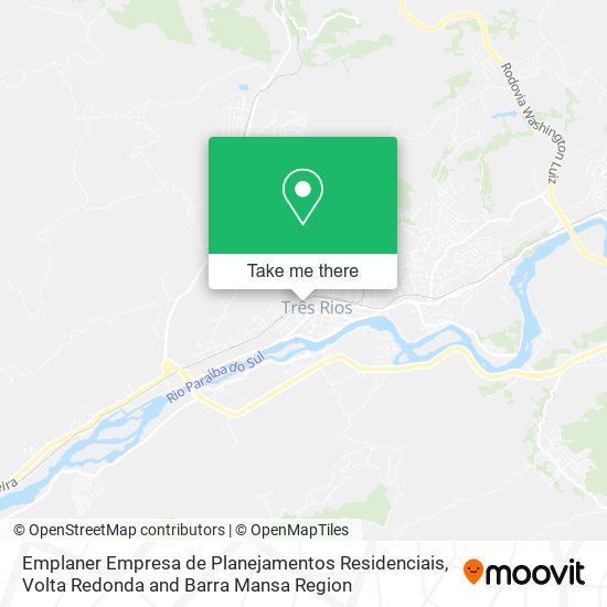 Emplaner Empresa de Planejamentos Residenciais map