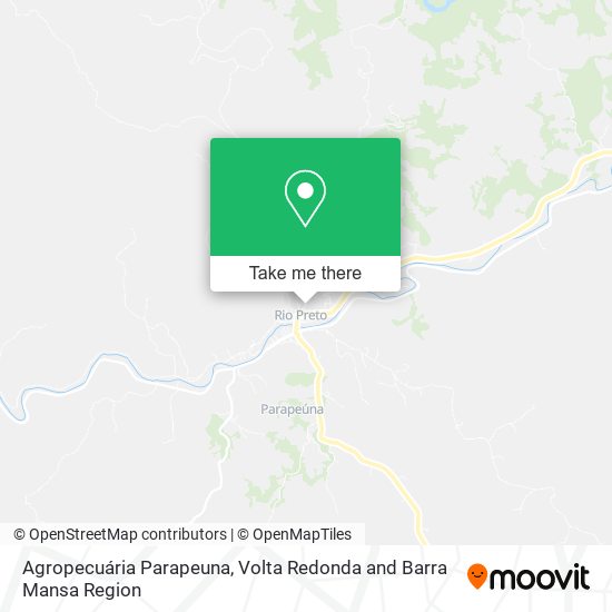 Agropecuária Parapeuna map