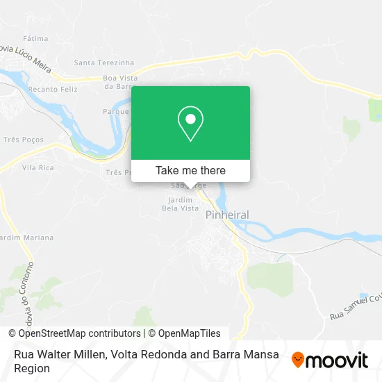 Rua Walter Millen map