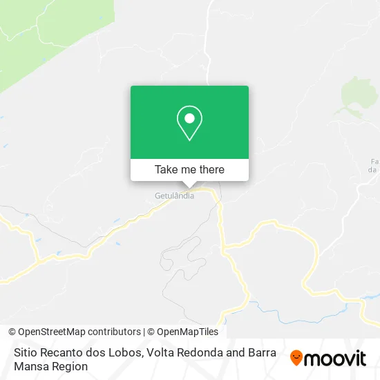 Sitio Recanto dos Lobos map