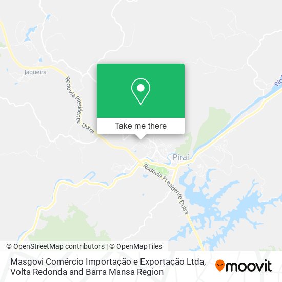 Mapa Masgovi Comércio Importação e Exportação Ltda