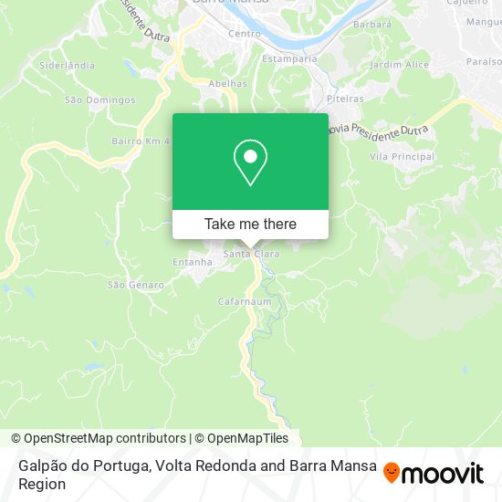 Galpão do Portuga map