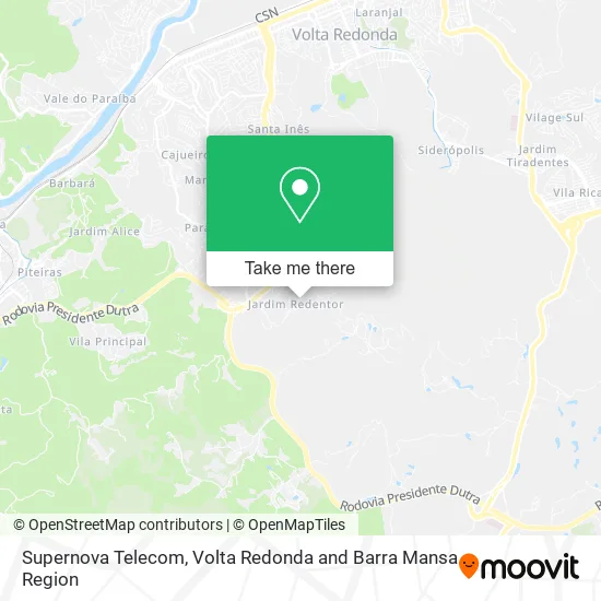 Supernova Telecom map