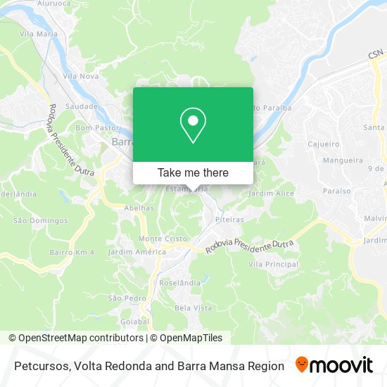 Petcursos map