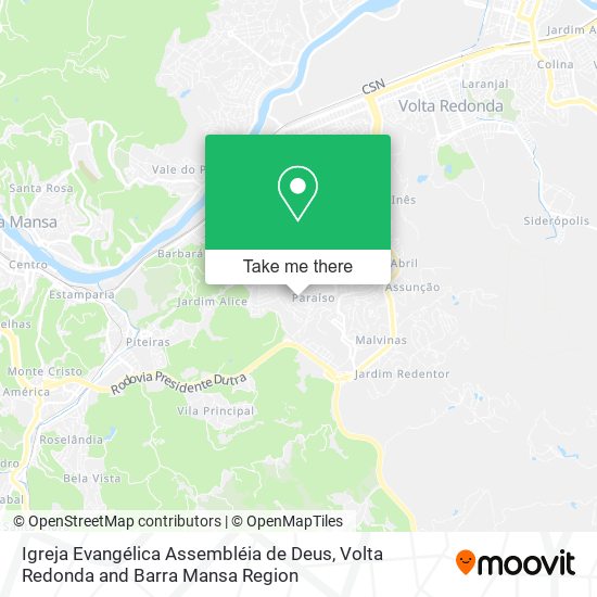 Igreja Evangélica Assembléia de Deus map
