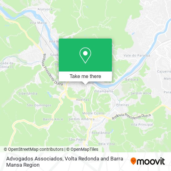 Advogados Associados map