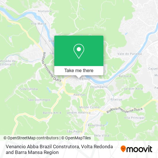 Venancio Abba Brazil Construtora map