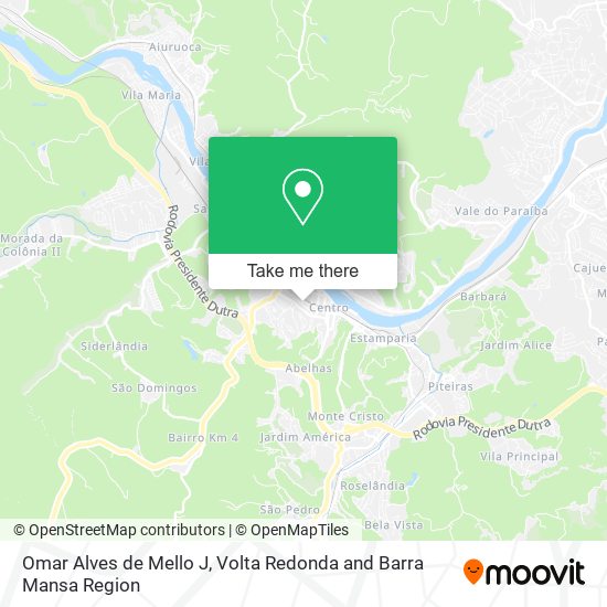 Mapa Omar Alves de Mello J