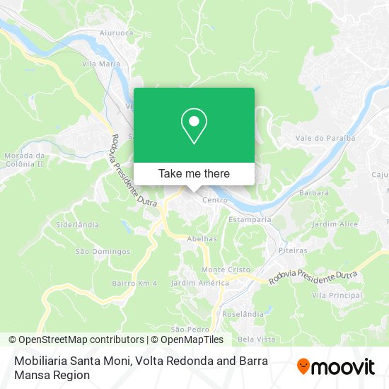 Mobiliaria Santa Moni map