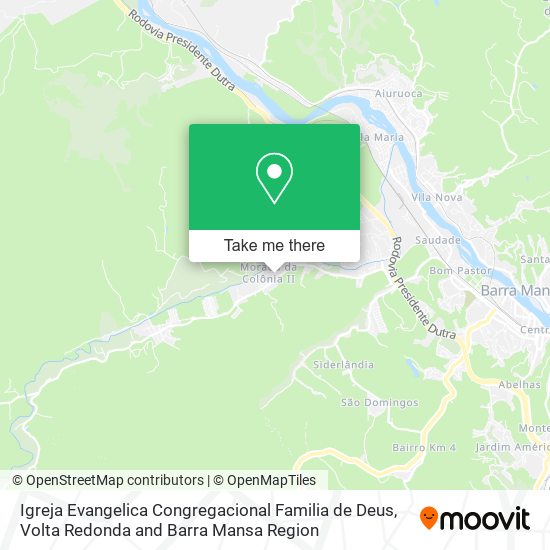 Igreja Evangelica Congregacional Familia de Deus map