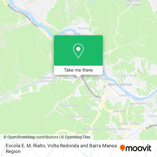 Escola E. M. Rialto map
