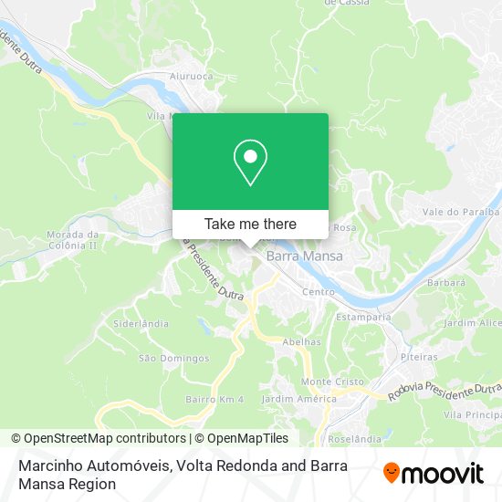 Mapa Marcinho Automóveis