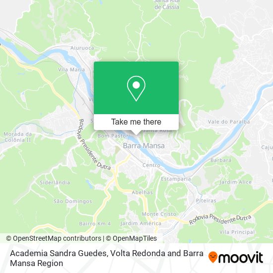 Academia Sandra Guedes map