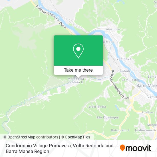 Condomínio Village Primavera map
