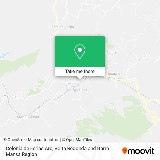 Colônia de Férias Arc map