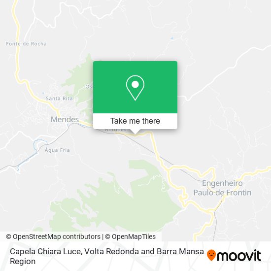 Capela Chiara Luce map