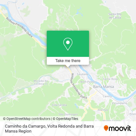 Caminho da Camargo map