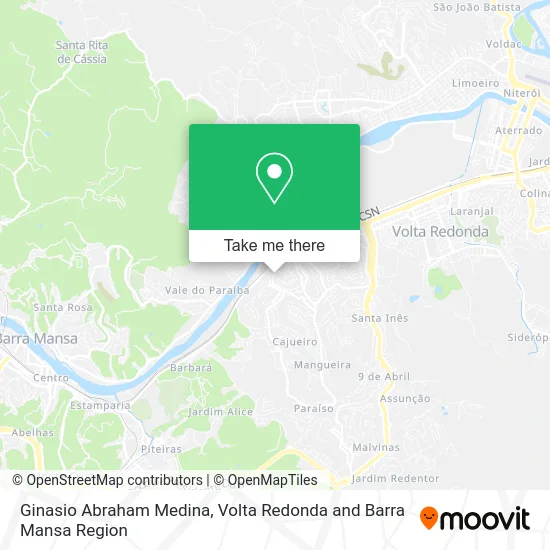 Ginasio Abraham Medina map