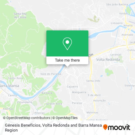 Mapa Gênesis Benefícios