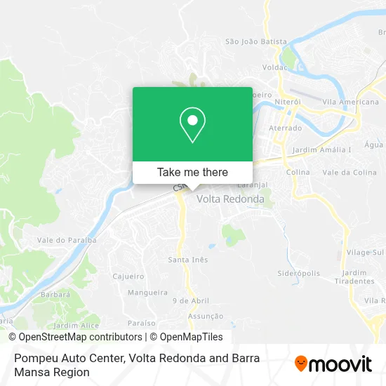 Pompeu Auto Center map