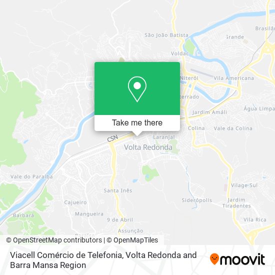 Viacell Comércio de Telefonia map