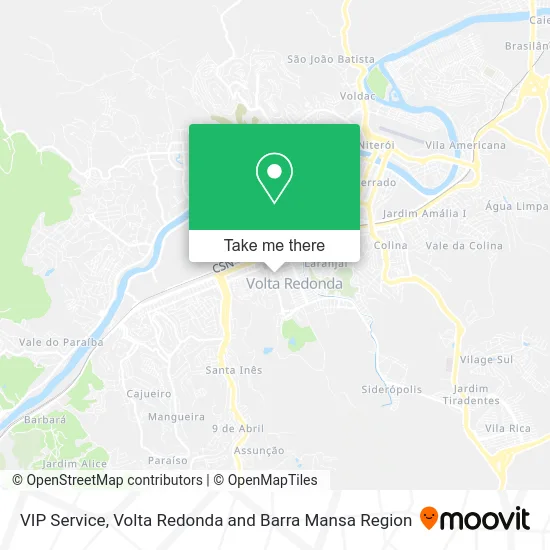 VIP Service map